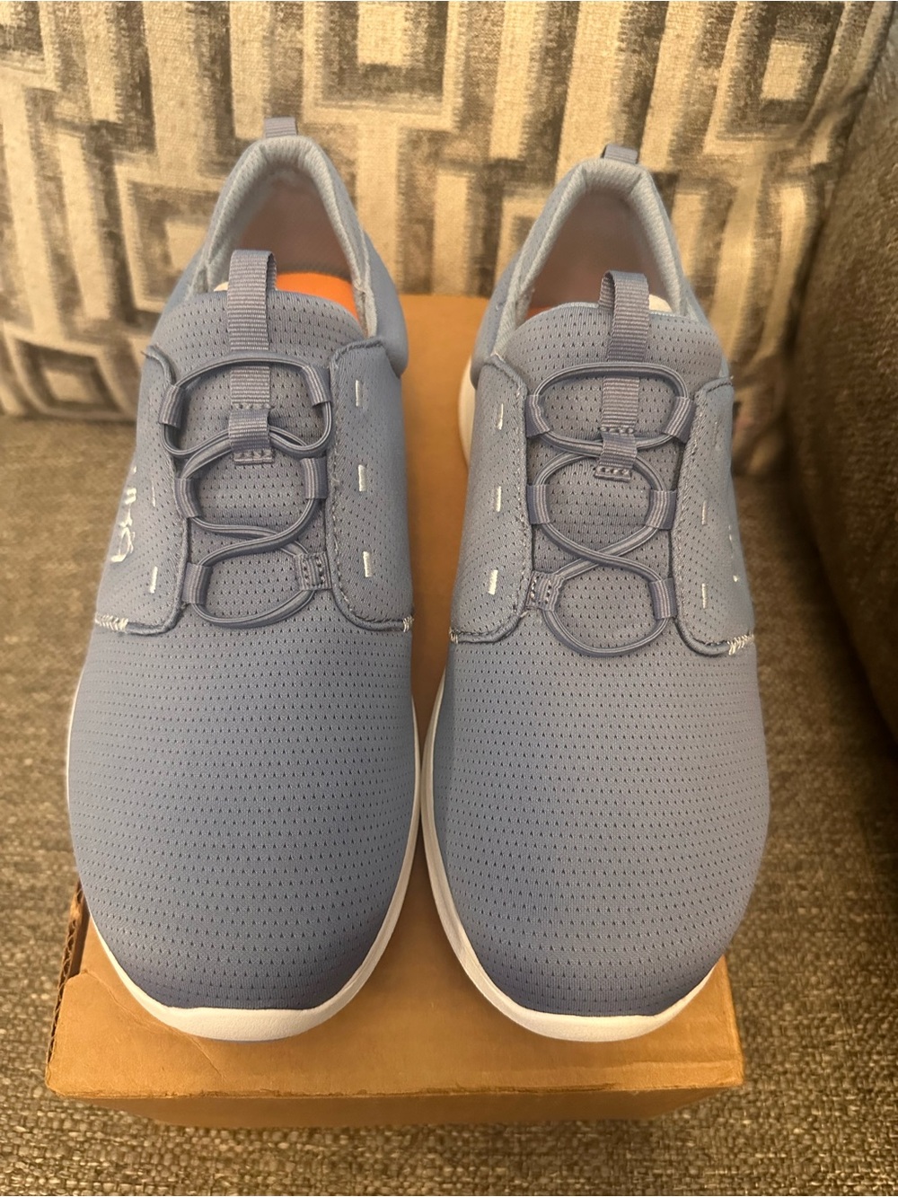 Women’s Lightweight Slip-On Sneakers - Blue Smoke free home